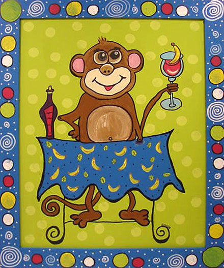 Click here to go to larger image of "Blue Monkey"