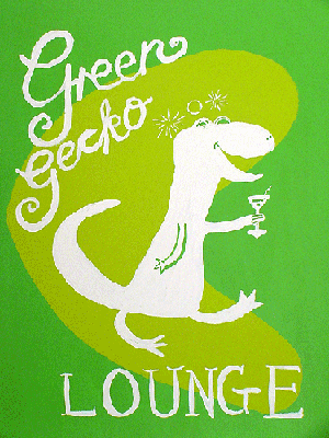 "Green Gecko Lounge" by Anna